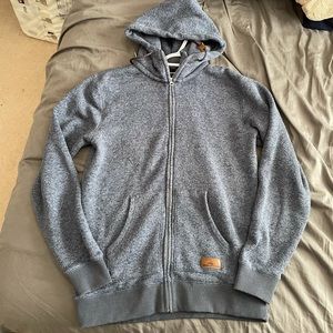Men’s Quiksilver Size Large blue hoodie